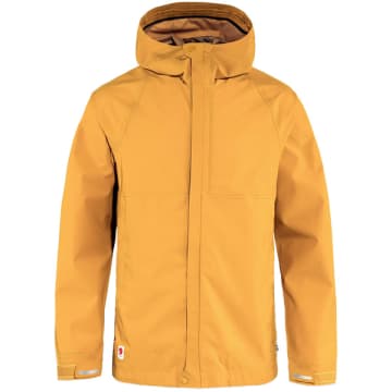 Fjall Raven High Coast Hydratic Trail Jacket In Yellow