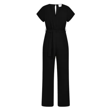 Sisterspoint Jumpsuit | Girl V-neck In Black