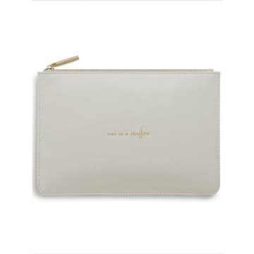 Katie Loxton Pale Grey One In A Million Perfect Pouch
