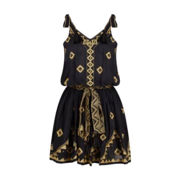 Pranella Black Amber Mini Dress