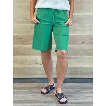 B.young Green Bydanta Casual Bermuda Shorts