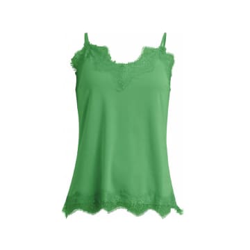 Cc Heart Emerald Green Lace Cami Top