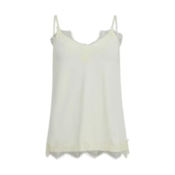 Cc Heart Off White Lace Cami Top