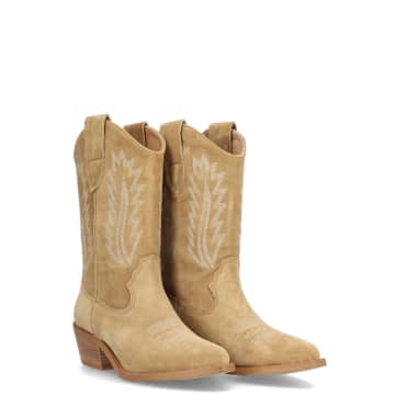 Alpe Beige Claire Boots In Neturals