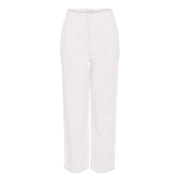 Ouí White Optic Trousers