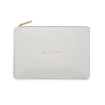 Katie Loxton Small Pale Grey Beautiful Dreamer Perfect Klb753 Pouch