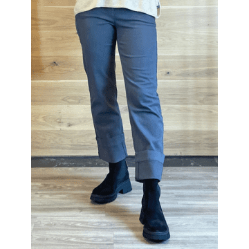 Luisa Cerano Grey Cuffed Jeans