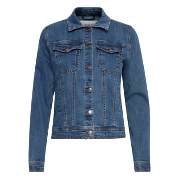 B.young Mid Blue Denim Bypully Jacket