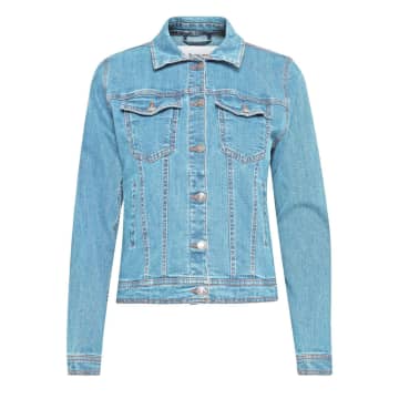 B.young Light Blue Denim Pully Jacket