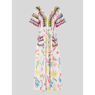 Hayley Menzies Hayley Menzie Embellished Kimono Dress Sun Wink Flower