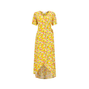 Pom Dress Egranate Yellow