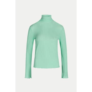 Mads Norgaard Cabbage Cher Hartha Top In Green
