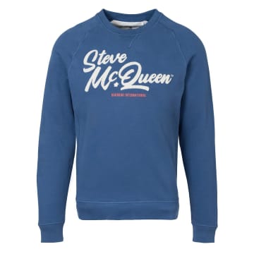 Barbour Holts Graphic Sweatshirt Insignia Blue