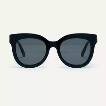 Pala Solid Grey Blue Lens With Mzuri Black Sunglasses