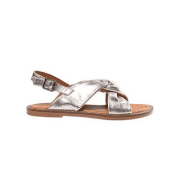 Sofie Schnoor Silver Twist Sandals In Metallic