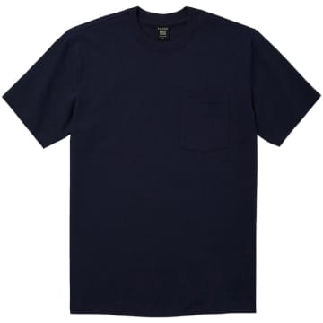 Filson Ss Pioneer Solid One Pocket T-shirt In Blue