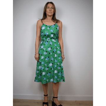 Primrose Park Sarah Jane Dress Blooms Green
