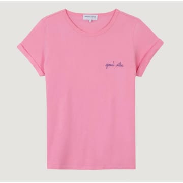 Maison Labiche Lollipop Pink  Good Vibe T Shirt