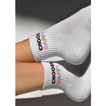 Soxygen White Choose Happy Mini Sock