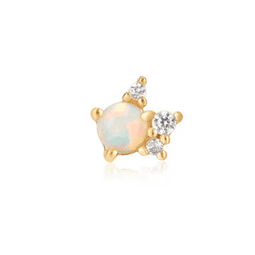 Ania Haie Kyoto Opal Sparkle Crown Single Earring In Gold