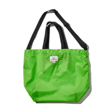 Battenwear Packable Tote Lime Green X Black