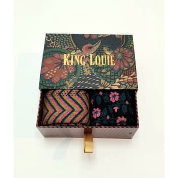 King Louie Dragonfly Green Clubbin Gift Box Socks