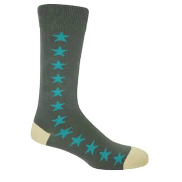 Peper Harow Grey Starfall Socks