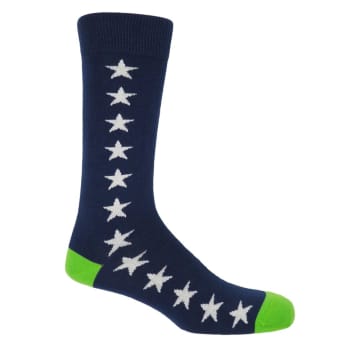 Peper Harow Royal Blue Starfall Socks