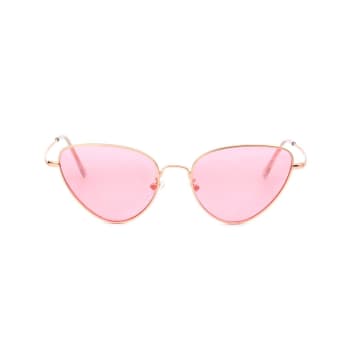 A.kjaerbede Gold Pink Wivi Sunglasses