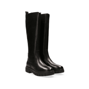 Maruti Thom Black Leather Boots