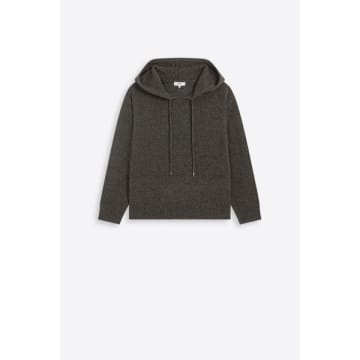 Suncoo Pitra Hooded Jumper In Grey