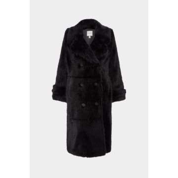 Urbancode Black Faux Fur Coat