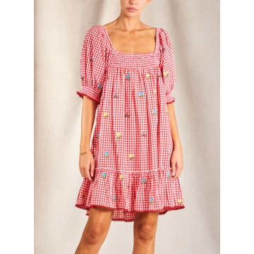 Mabe Red Dixie Sundress
