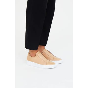 Philip Hog Sand Leather May Trainers In Neutrals