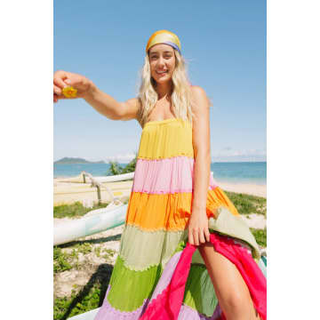 Sundress Mix Colour Betty Maxi Dress