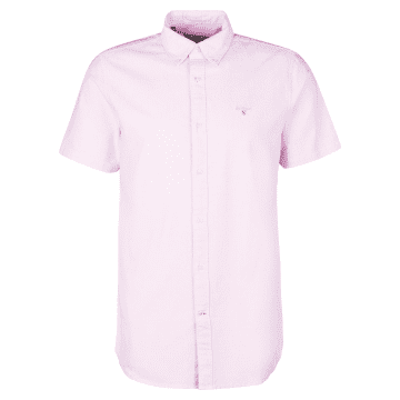 Barbour Oxford Short Sleeve Tailored Shirt Pink