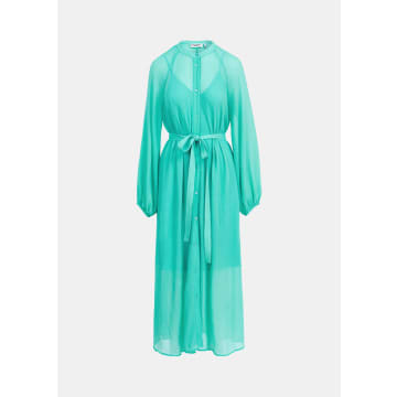 Shop Essentiel Antwerp Dridis Belted Maxi Dress In Trinidad
