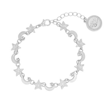 Bibi Bijoux Jewellery Bibi Bijoux Sillver Star & Moon Bracelet