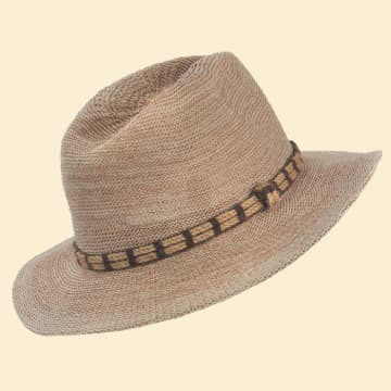 Karabo Natalie Hat, Natural With Rope Band