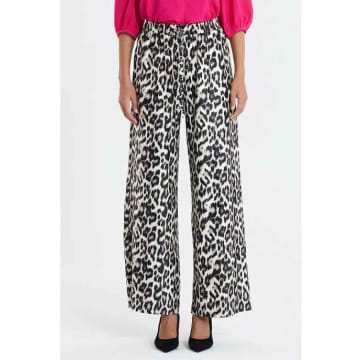 Lolly's Laundry Rita Trousers Leopard In Animal Print