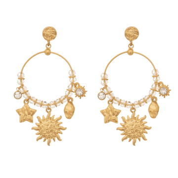 Bibi Bijoux Jewellery Bibi Bijoux Gold Cielo Earrings