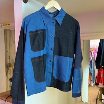 Stella Nova Constance Denim Shirt In Blue