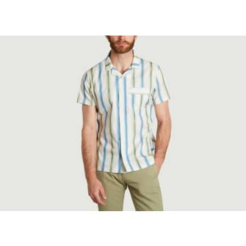 Jagvi Rive Gauche Striped Cotton Shirt