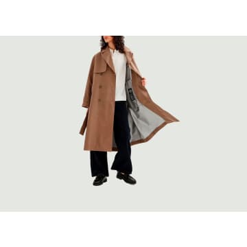 Aigle Oversized Long Trench Coat Gore-tex Paclite