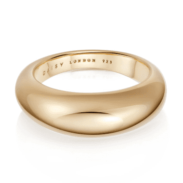 Daisy London X Estée Lalonde Dome Ring In Gold