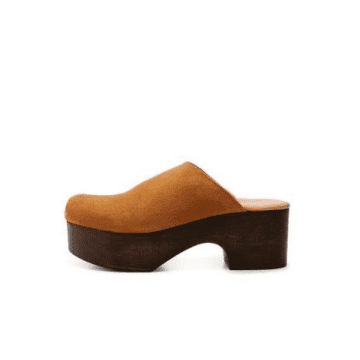 Shoe The Bear Dixie Clog Suede In Neutrals