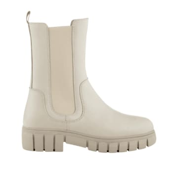 Shoe The Bear Off White Rebel Chelsea High Leather  Boots