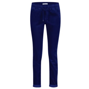 Red Button Trousers Cobalt Tessy Cord Jogger In Red