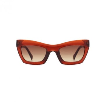 A.kjaerbede Luxx Brown Transparent Sunglasses