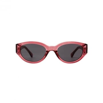 A.kjaerbede Soft Red Transparent Winnie Sunglasses